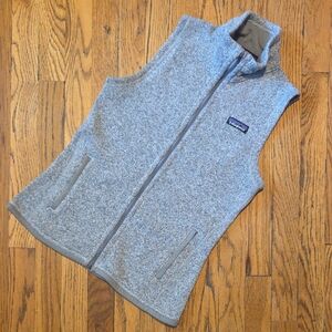 Patagonia Light Gray Fleece Vest